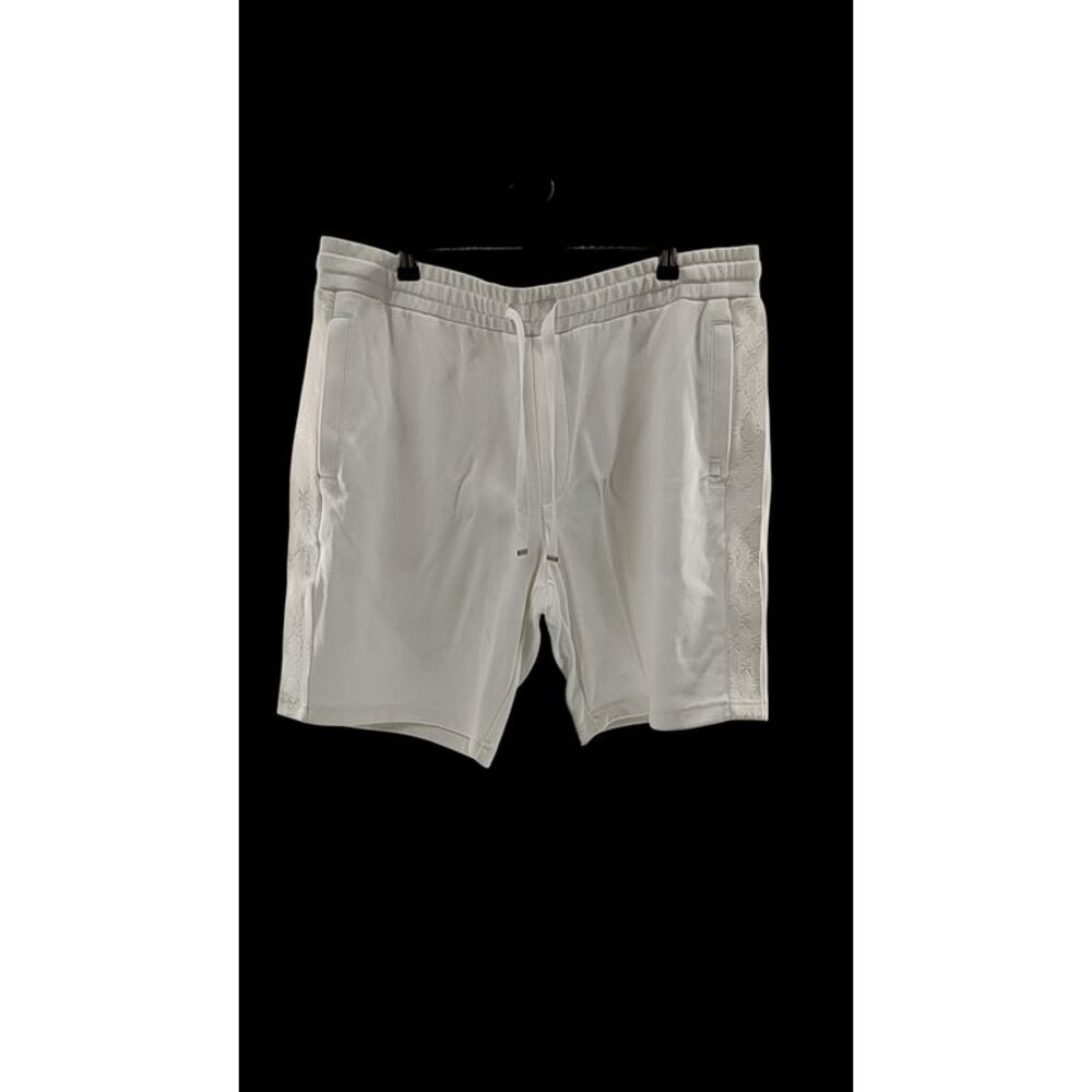 Michael Kors Facet Jacquard Tape Short White